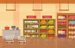 تفاوت سوپرمارکت - سیکا